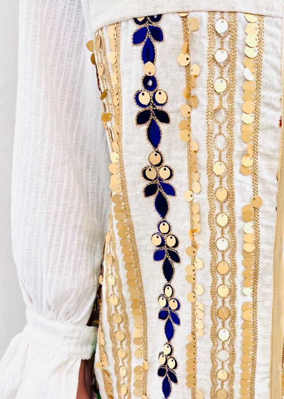 خرید وست طلایی پولکدوزی