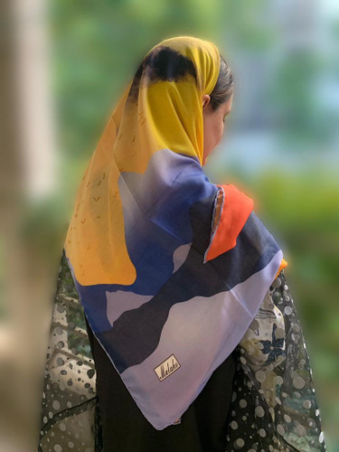 خرید روسری با الهام از غروب افتاب زیبا و دلربا