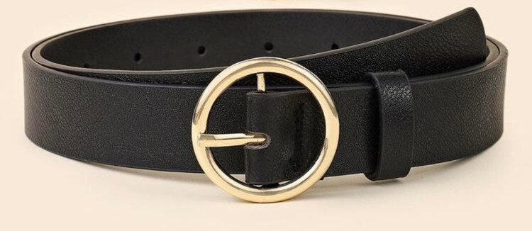 کمربند چرمی مشکی زنانه تابستانه و ترند است