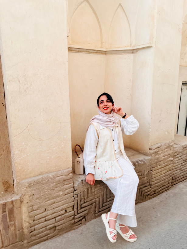 الگوی وست لینن نچرال و سوزندوزی