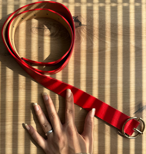 کمربند یلدایی بسیار شیک به رنگ قرمز