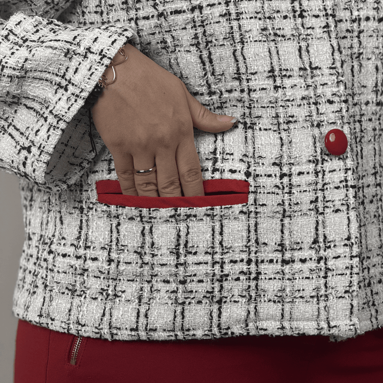 کت زنانه با پارچه شانل-مقایسه کت شانل