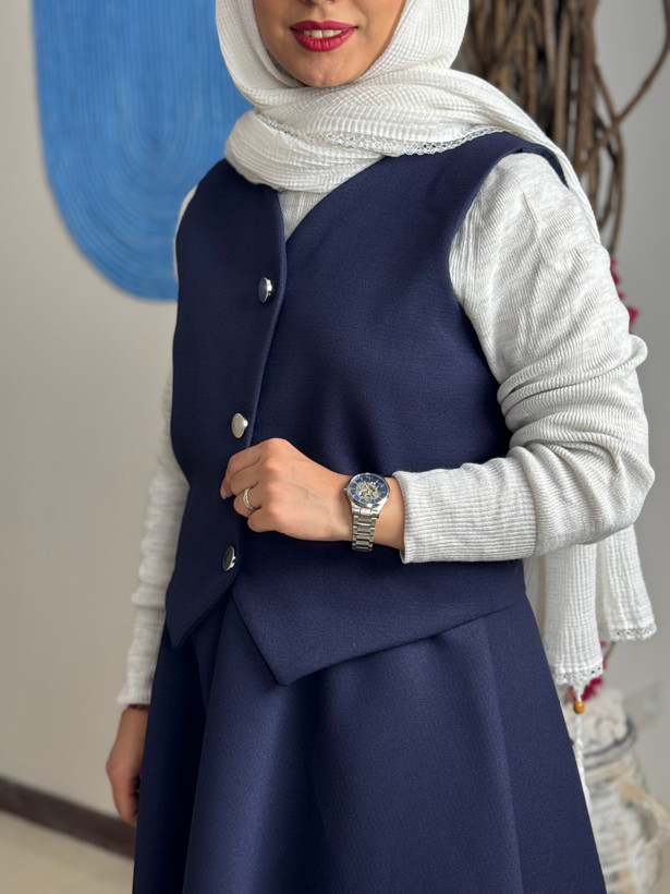 خرید وست سرمه ای