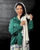 شومیز تک رنگ ساتن سیلک زنانه مدل چهار فصل