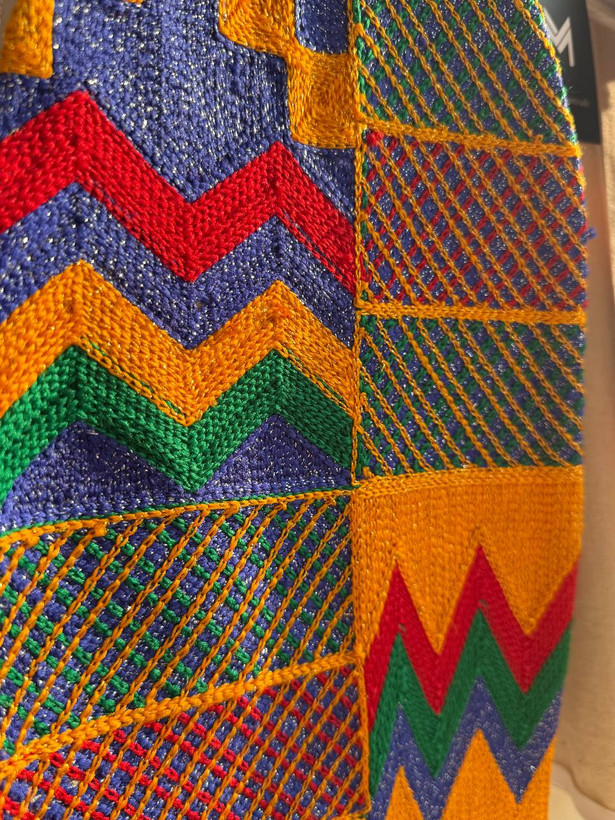 دیتیل وست قلاب بافی که بیس ان لینن است